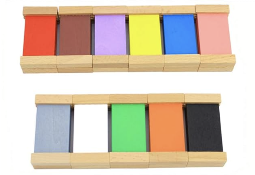 Montessori Sensorial Materials Color Tablets